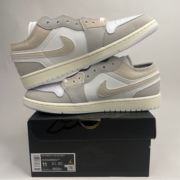 Nike Air Jordan 1 Retro Low SE Craft “Tech Grey” 2023 - Picture 3 of 4
